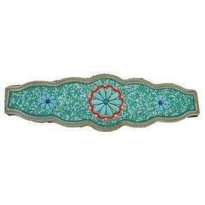 Bohemian Elastic Waist Belt Adjustable Wide Waist Chain With Turquoise Beads😹